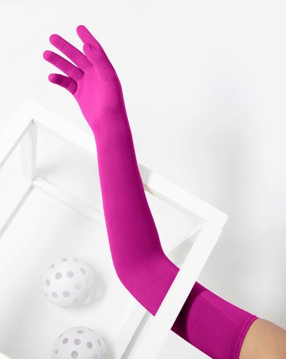 Seamless Gloves Armsocks - Fuchsia